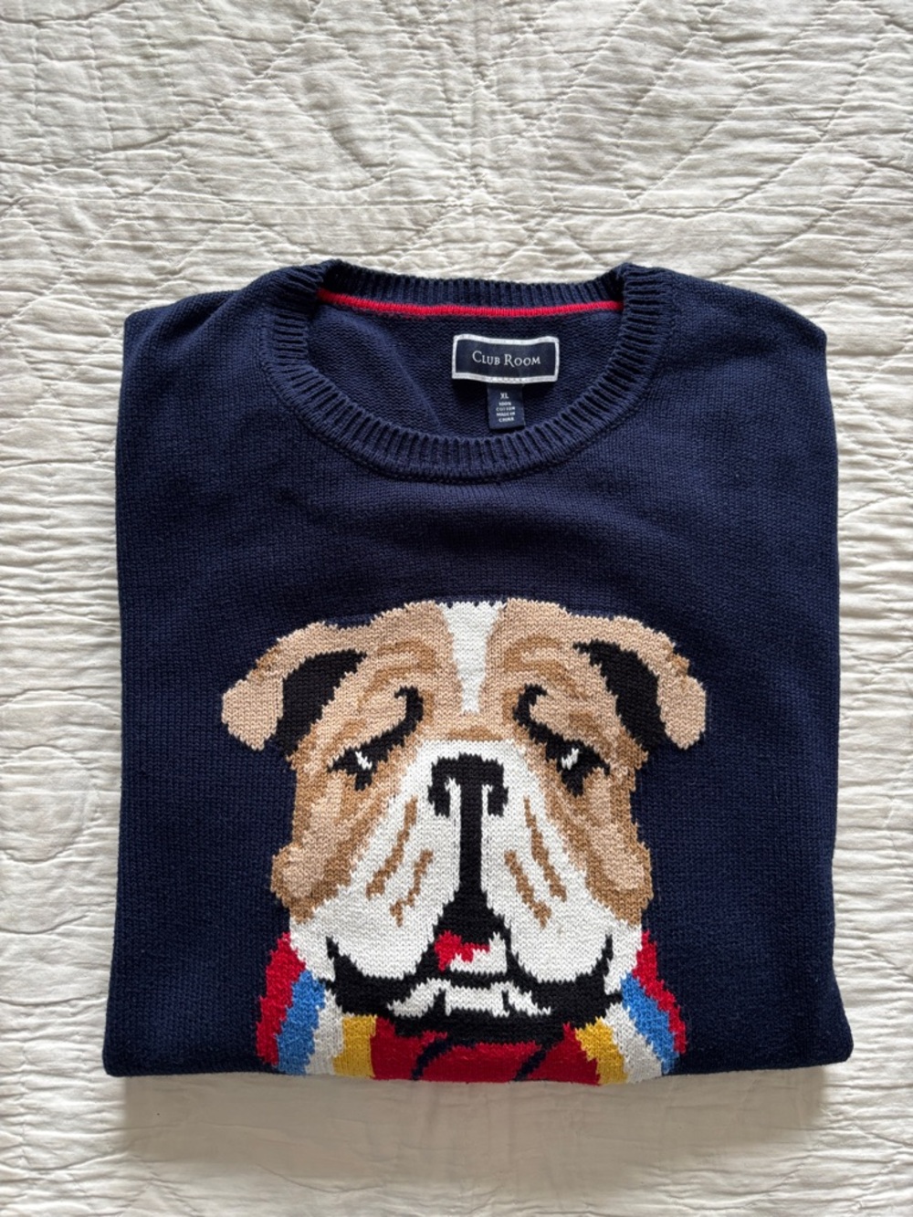 Club Room Bulldog 🐶 Sweater - Picture 9 of 9